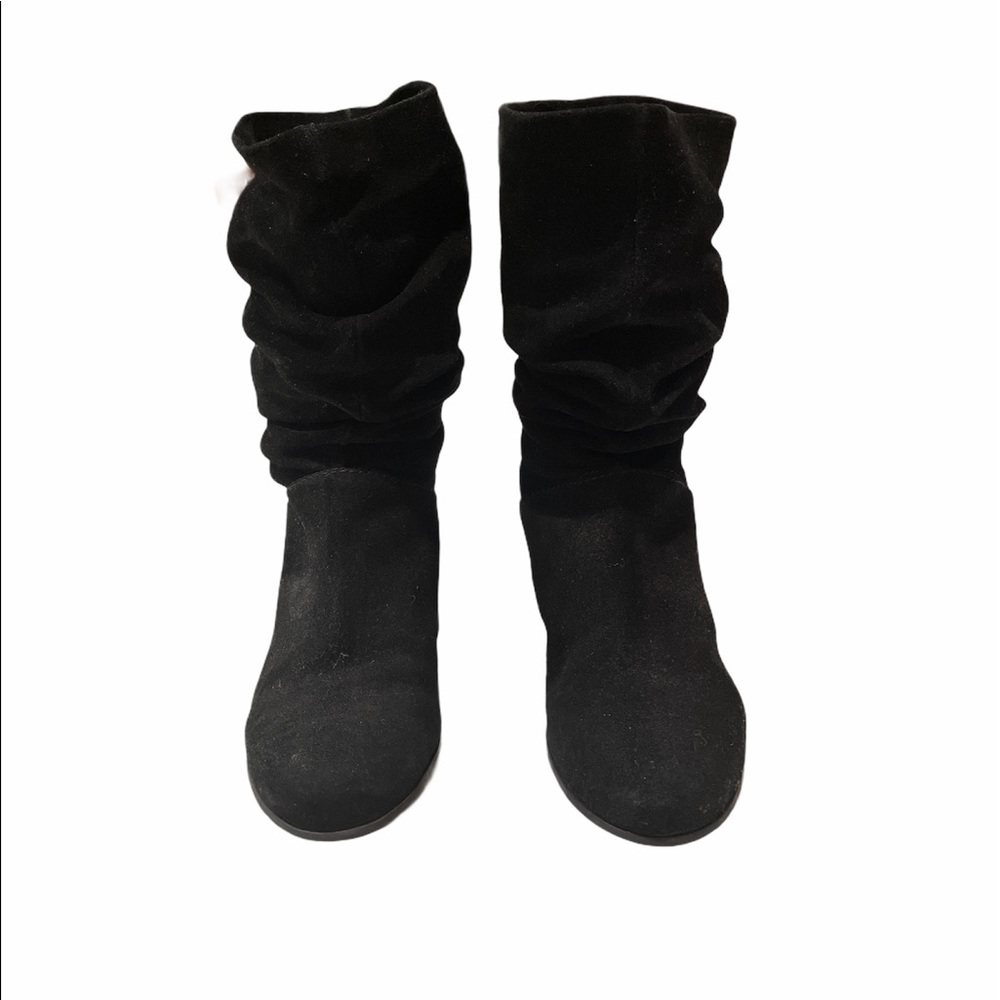 Nine West Suede Scrunched Boots